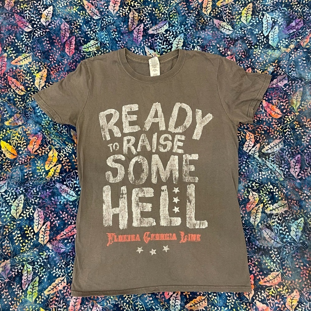 Florida Georgia Line Raise Some Hell T-Shirt Size Small Unisex